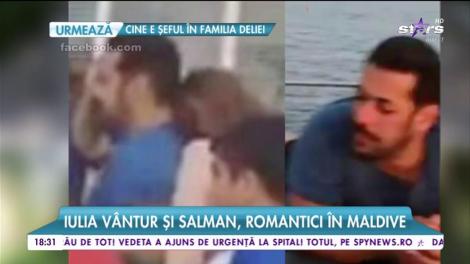 Iulia Vântur şi Salman, romantici în Maldive
