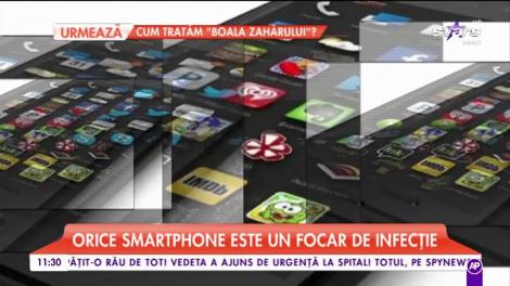 Telefoanele, focare de infecții! Pe ele se adună mai mulți microbi decât pe capacul unei toalete publice