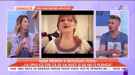 Naşa Ilenei Ciuculete, mărturisiri despre ultimele zile de viaţă ale artistei! Nu se ştiau astea p&acirc;nă acum