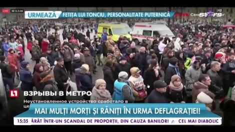 Explozie de proporţii la metroul din Sankt Petersburg