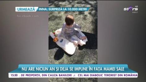 Fetiţa Andreei Tonciu are o personalitate puternică