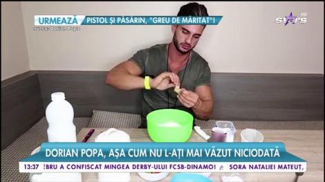 Dorian Popa, așa cum nu l-ați mai văzut niciodată! Artistul a trecut la cratiță!