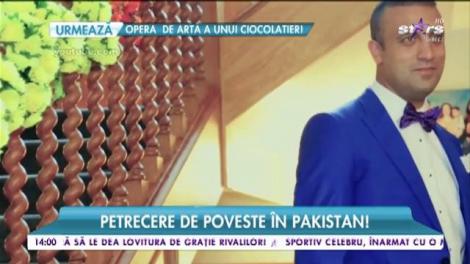 Petrecere de poveste în Pakistan! Nuntă ca în filme, lux oriunde privești!