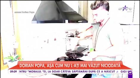 Dorian Popa, la cratiţă! Artistul a intrat în bucătărie şi a gătit un desert delicios