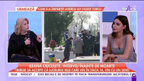 Ileana Ciuculete, ultimul interviu înainte de moarte. „Mi se rupe sufletul când...”