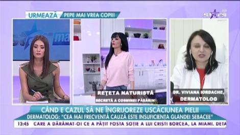 C&acirc;nd e cazul să ne &icirc;ngrijoreze uscăciunea pielii? Toate explicațiile de la medicul dermatolog!