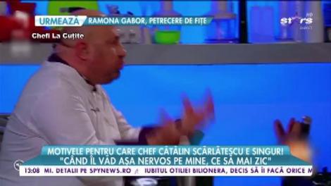 Motivele pentru care chef Scărlătescu e singur! Dovada că prima impresie poate să te păcălească!