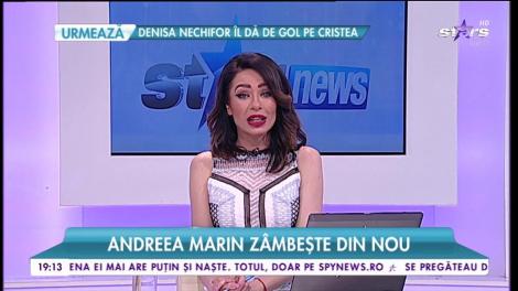 Andreea Marin zâmbeşte din nou! Cine a reuşit să-i facă andreei ziua mai frumoasă
