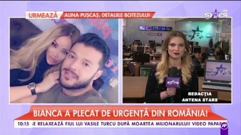 Bianca Drăgușanu a plecat de urgență din țară. Vedeta nu a anunțat pe nimeni ce vrea să facă!