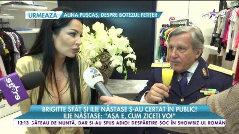 Brigitte Sfăt şi Ilie Năstase s-au certat în public!