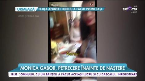 Monica Gabor, petrecere înainte de naştere!