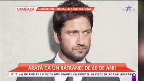 Gerard Butler, transformare totală. Actorul arată ca un bătrânel de 60 de ani