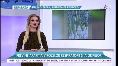 Usturoiul verde, benefic pentru organism! Reduce riscul cancerului!