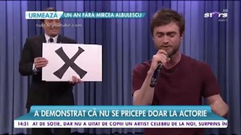 A demonstrat că nu se pricepe doar la actorie! Daniel Radcliffe, un rapper de ocazie!