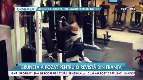 Roxana Vancea, vedetă internațională! Bruneta a pozat pentru o revistă din Franța!
