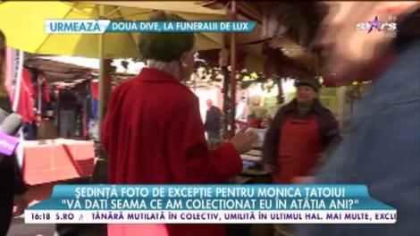 Sedință foto de excepție cu Monica Tatoiu! Femeia de afaceri, &icirc;n ținute fabuloase printre zarzavaturi!