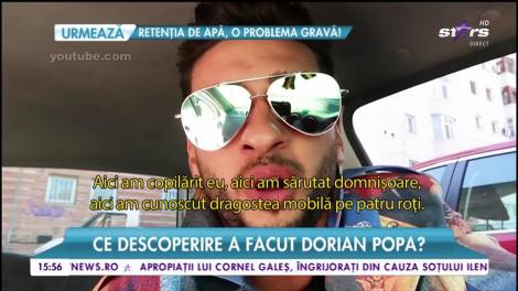 Dorian Popa s-a întros în locul în care a copilărit! Artistul și-a luat prima lui mașina acasă, la București: "Ia, uite, a luat-o rugina. Producție 2000, capace cumpărate din bazar"
