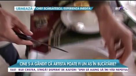 Amna îi calcă pe urme lui chef Scărlătescu! Cine s-ar fi gândit ca artista poate fi un as în bucătărie?