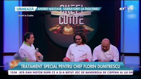 Tratament special pentru chef Florin Dumitrescu! Cum s-a răsfățat maestrul, după ce echipa sa a c&acirc;știgat a treia probă consecutiv