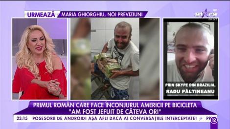 Radu Păltineanu, primul român care face înconjurul Americii pe bicicleta. Este de 1 an şi 8 luni este numai pe drumuri!