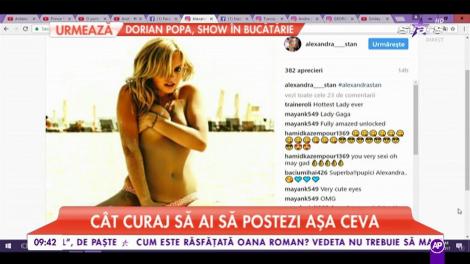 Alexandra Stan şi-a oripilat fanii cu o fotografie postată pe Facebook! Vedeta a comis-o!