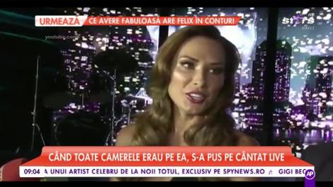 Iulia Vântur s-a apucat de cântat!