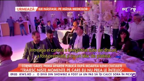 Cornel Galeș, prima apariţie publică după moartea Ilenei Ciuculete: "Trăiesc nişte momente pe care eu nu prea le înţeleg"