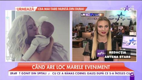 Andreea Bălan, pregătiri pentru botezul micuţei Ella