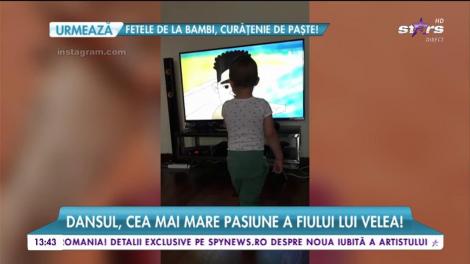 Dominic moşteneşte talentul părinţilor! Dansul, cea mai mare pasiune a fiului lui Velea!