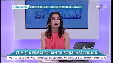 Adrian Mutu şi Sandra vor face cunoştinţă cu micuţul lor
