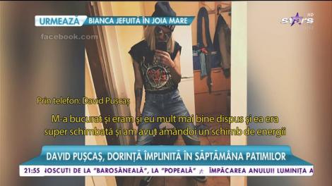 David Puşcaş a reuşit să se împace cu mama lui