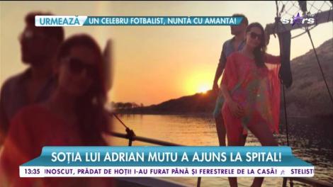 Soția lui Adrian Mutu a ajuns la spital! Sandra se pregătește să nască!