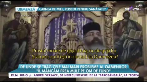 Părintele Calistrat, lecţie de viaţă în Joia Mare. Vorbele cu tâlc și umor ale duhovnicului, pe înțelesul tuturor: "De la carnea de om te intoxici. Asta crește colosterolul. Bârfa crește colesterolul"
