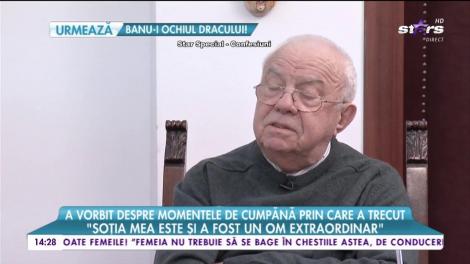 Alexandru Arşinel, dezvăluiri emoţionante: ”Viața ne supune unor încercări permanente”