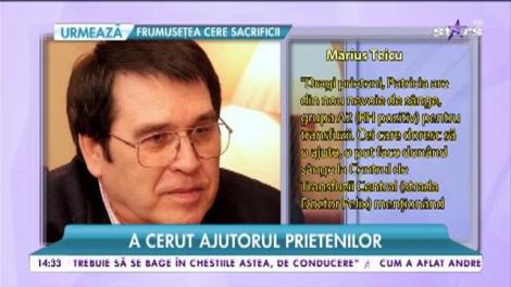 Marius Ţeicu trece din nou prin momente dificile! Fiica lui va suferi o nouă intervenție chirurgicală