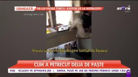 Când toată lumea era în febra pregătirilor pentru masa de Paşte, Delia muncea