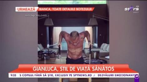 Gianluca este un împătimit al sportului