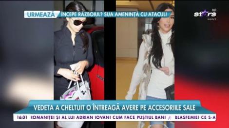 Kim Kardashian, colecţie impresionantă de genţi şi pantofi! Vedeta a cheltuit o întreagă avere pe accesoriile sale