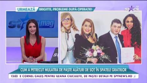 Laurette, cu ouă, cozonaci şi friptură de miel, la poarta puşcăriei!