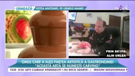 Omul care a ales partea artistică a gastronomiei