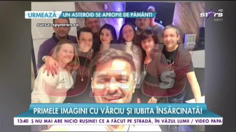 Primele imagini cu Vârciu și iubita însărcinată!