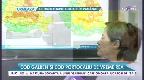 Cod portocaliu de ninsori şi viscol! Ploi și v&acirc;nt puternic &icirc;n mai multe zone din țară!