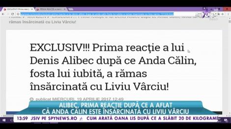 Prima reacţie a lui Denis Alibec după ce Anda Călin, fosta lui iubită, a rămas însărcinată cu Liviu Vârciu!