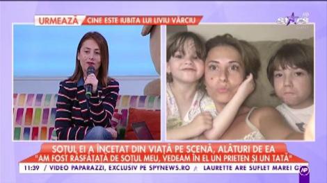 Bianca Sârbu, un exemplu de femeie puternică. Soțul ei a încetat din viață pe scenă, alături de ea!