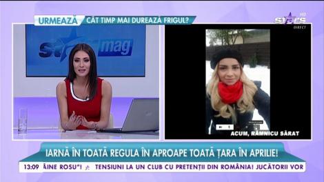 Iarnă &icirc;n toată regula &icirc;n aproape toată ţara &icirc;n aprilie! &Icirc;n judeţul Buzău ninge ca &icirc;n poveşti de c&acirc;teva ore!