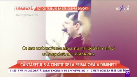 Nadir s-a cinstit de la primele ore ale dimineţii!