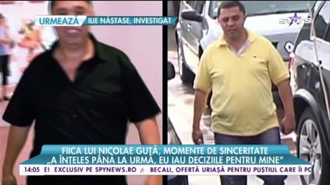 Fiica lui Nicolae Guţă, momente de sinceritate