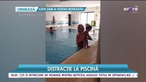 Sânziana Buruiană îşi face mereu timp pentru micuţa Izabela