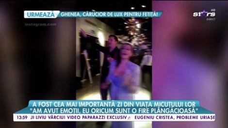 Acesta este sezonul botezurilor! După Andreea Bălan, a venit și rândul Claudiei Pătrășcanu să-și creștineze băiețelul. Mămica a plâns de bucurie