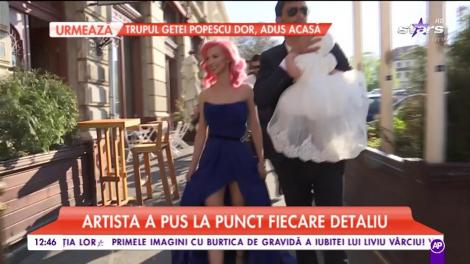 Andreea Bălan a vărsat lacrimi de emoţie la botezul fiicei ei! Cum s-a simţit vedeta în cea mai importantă zi din viaţa Ellei